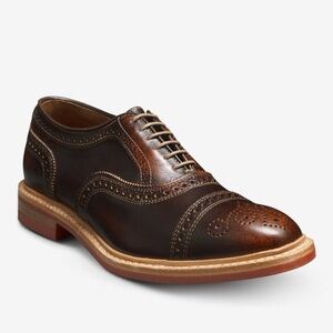Allen Edmonds Classic Brown Leather Men's Oxford Shoes Size 8